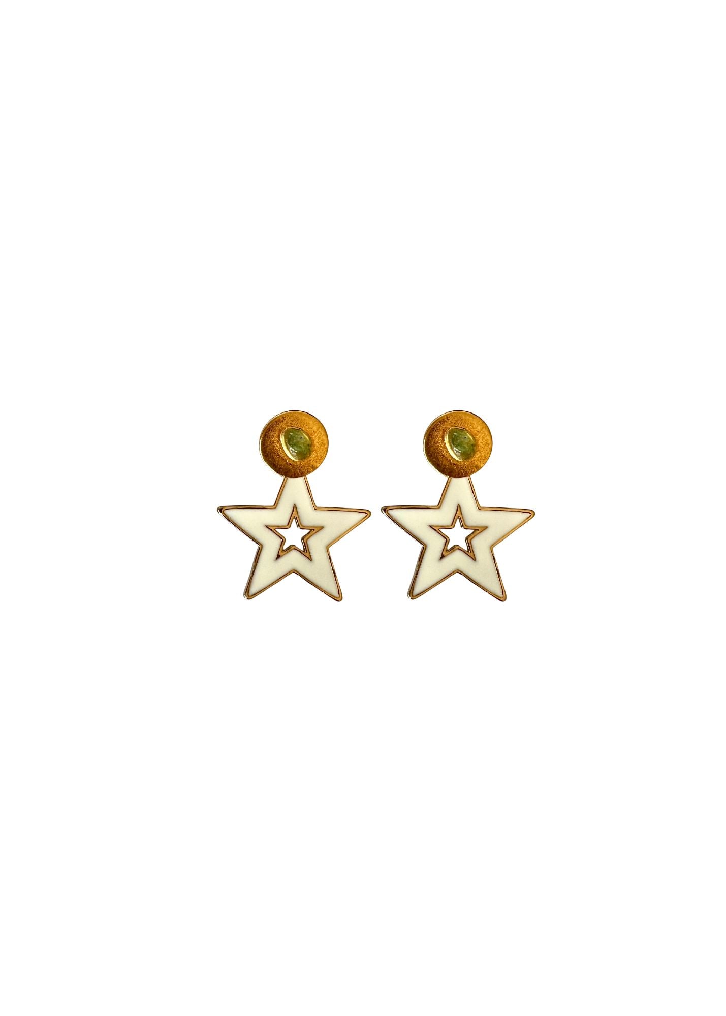 Star small earrings