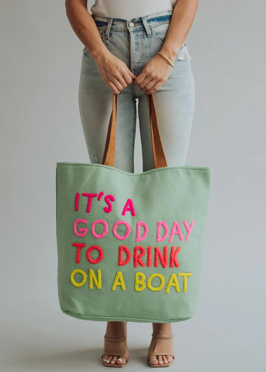 Mint Drink On A Boat Tote