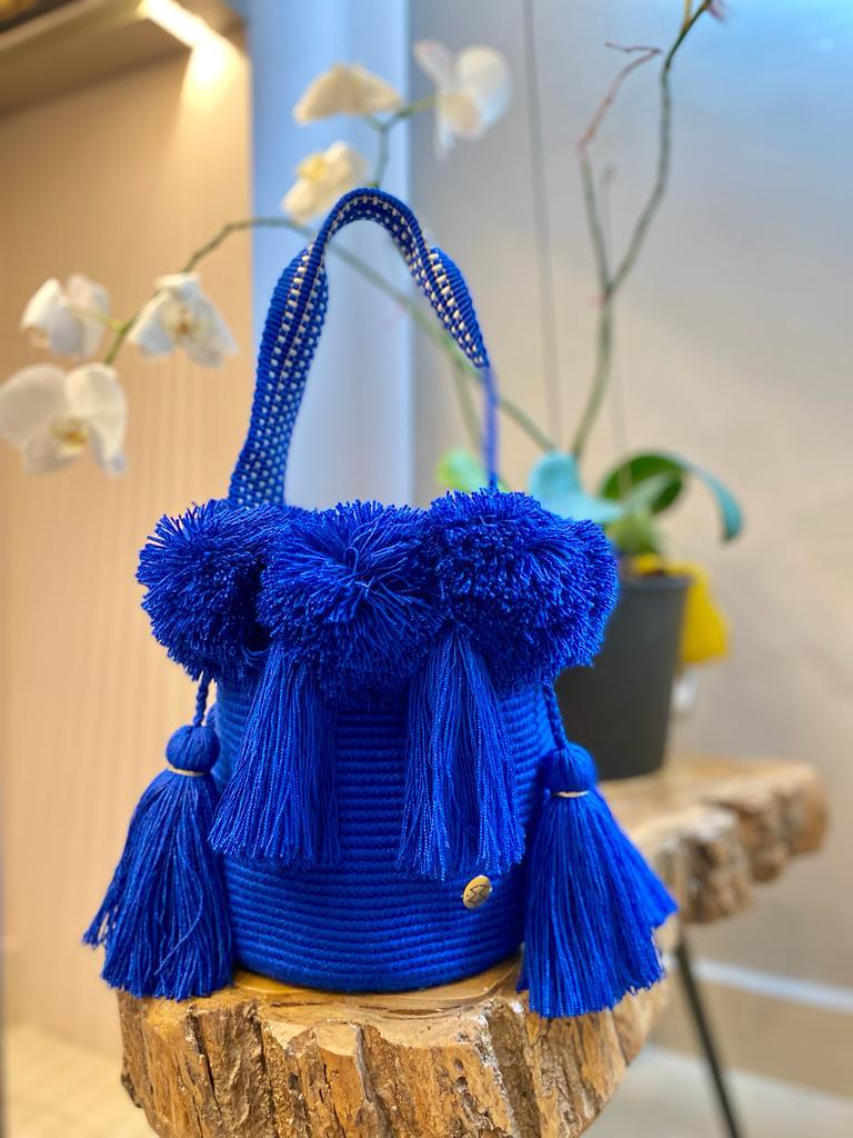 Pom-Pom mini mochila