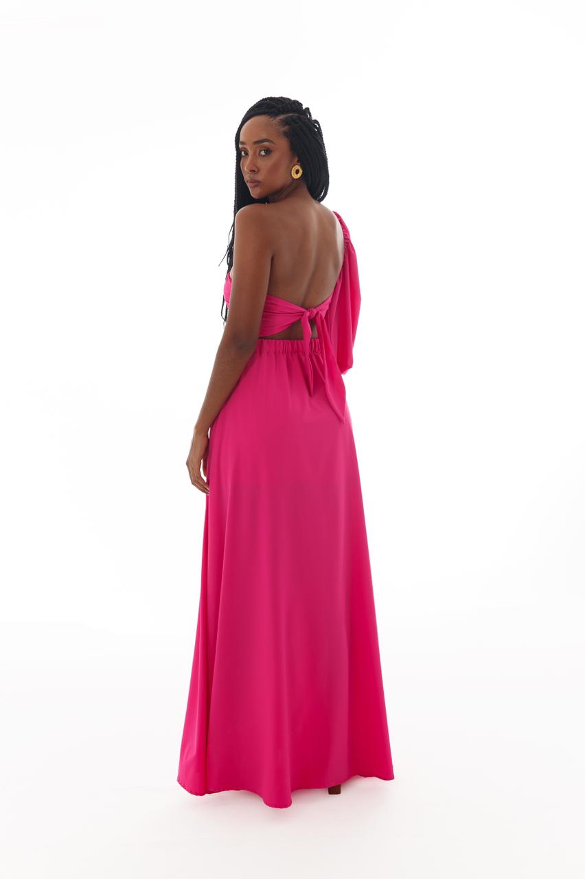 Alina one shoulder maxi dress